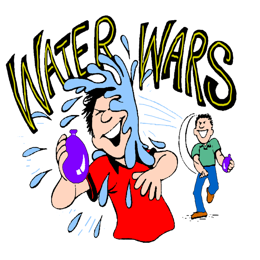 Water balloon cartoon clipart