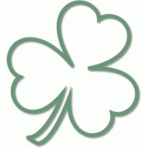 Silhouette Design Store - View Design #75216: outline clover