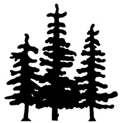Trees, Tim holtz and Tree line