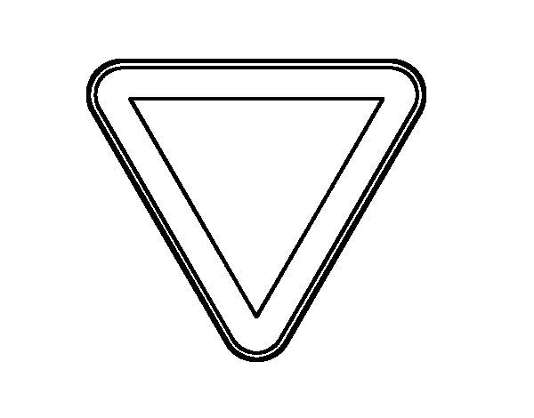 Yield coloring page - Coloringcrew.com