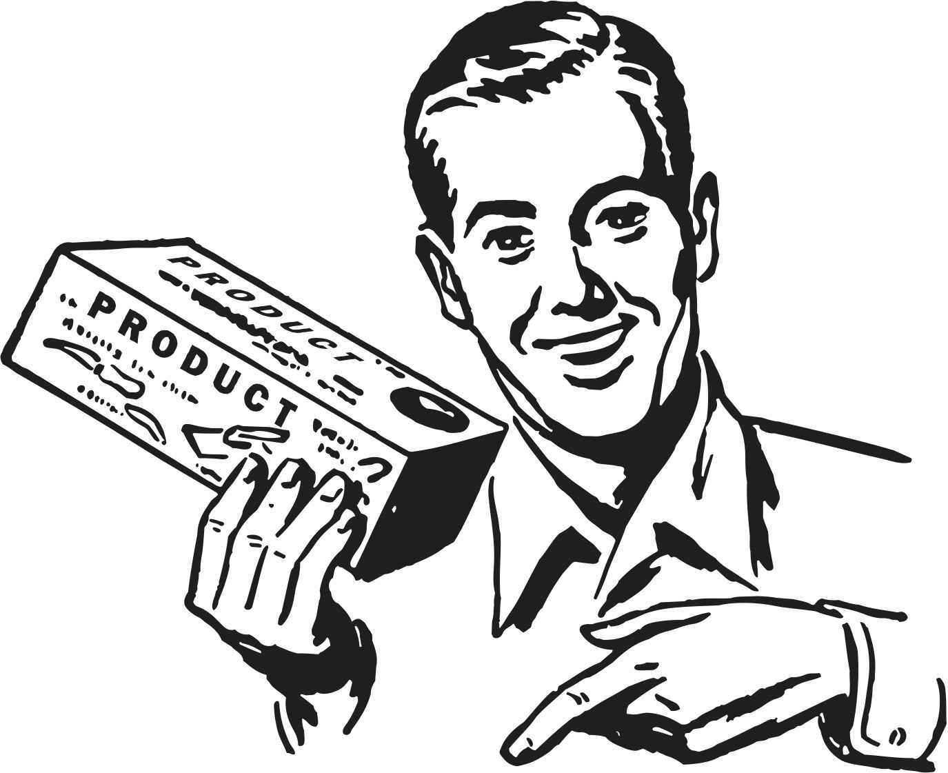 Traveling salesman clipart