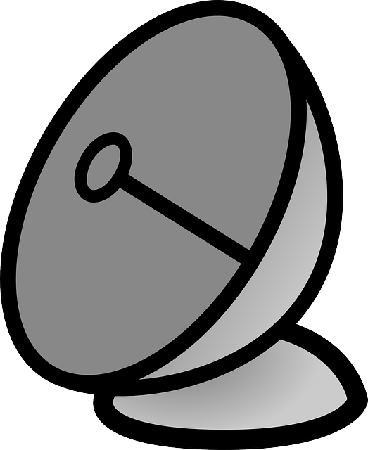 SATELLITE, FLAT, ICON, CARTOON, DISH, ANTENNA, SIGNAL - Public ...