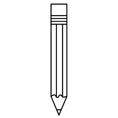 Pencil Clipart Black And White - Free Clipart Images