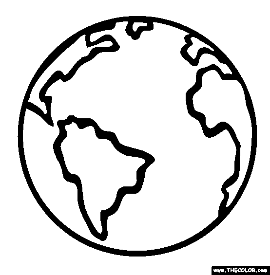 Simple Planet Earth Clipart