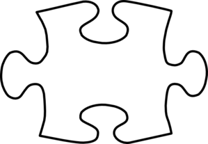 Puzzle Piece Clip Art - vector clip art online ...