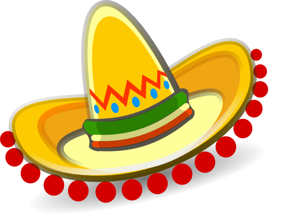 Mexico Sombrero Hat Clipart