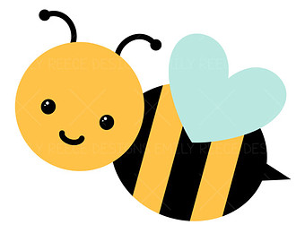 Cute bee clip art