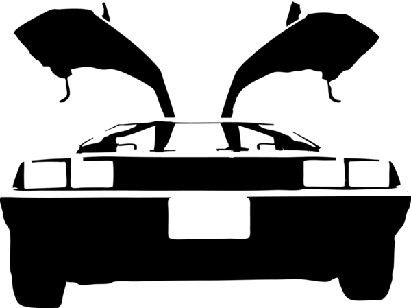 Delorean Vector - ClipArt Best