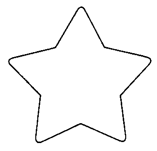 Large Star Template Printable
