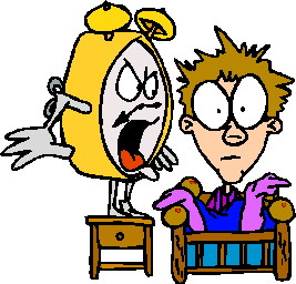 Wake up clip art