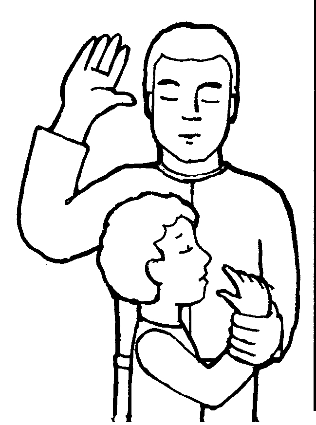 Lds boy baptism clipart free bw