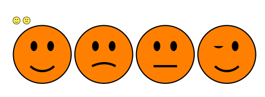beamer - Something between \frownie and \smiley - TeX - LaTeX ...