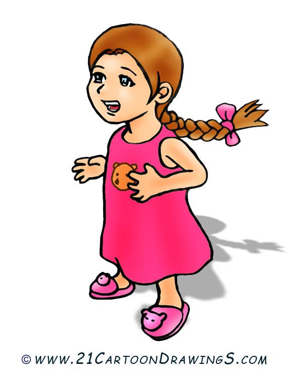 Cartoon Girl Clipart