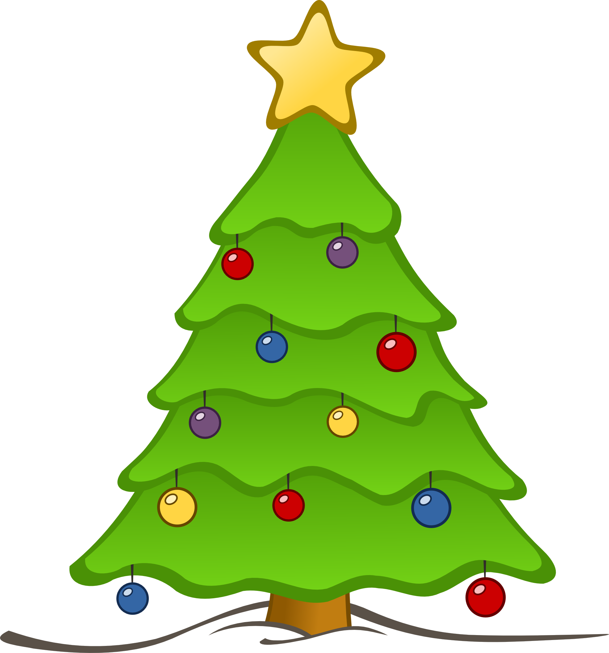 Tree drawing clipart transparent
