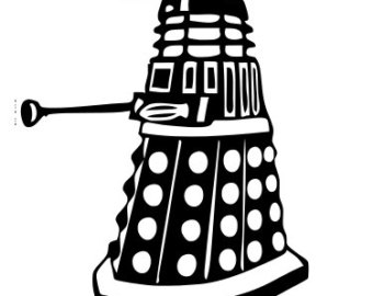 Dalek decal | Etsy