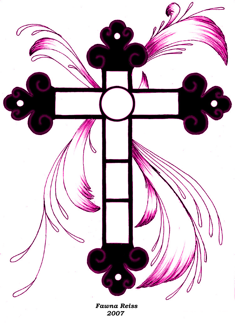 Pink and Black Cross - ClipArt Best - ClipArt Best