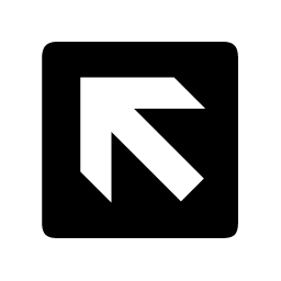 Arrow, Left, Up icon