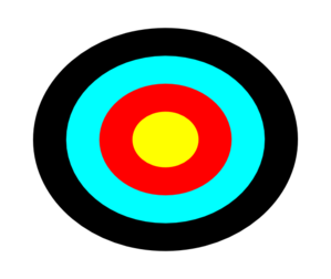 Large Target clip art - vector clip art online, royalty free ...