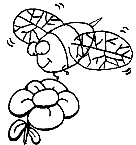 Printable Bumble Bee Coloring Pages | Coloring