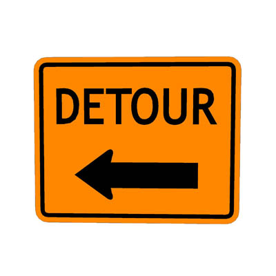 Detour left 3D Model - FormFonts 3D Models & Textures