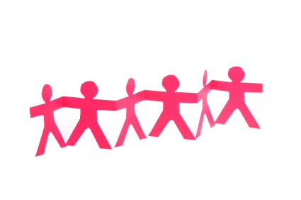 Paper People Chain Pattern