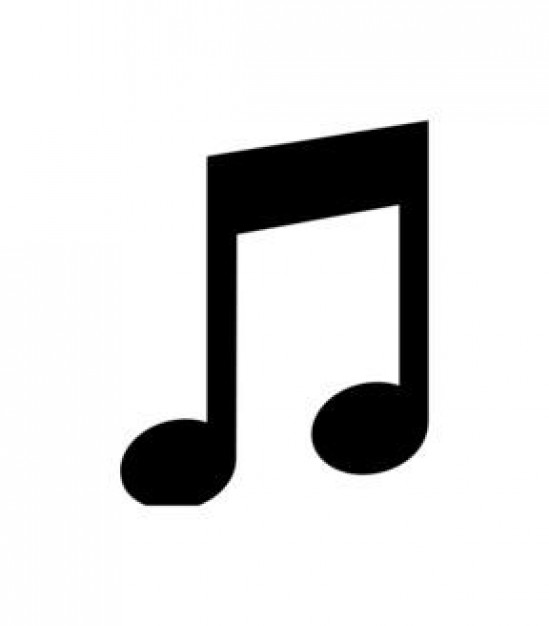 Simple black quavers - Icon | Download free Icons