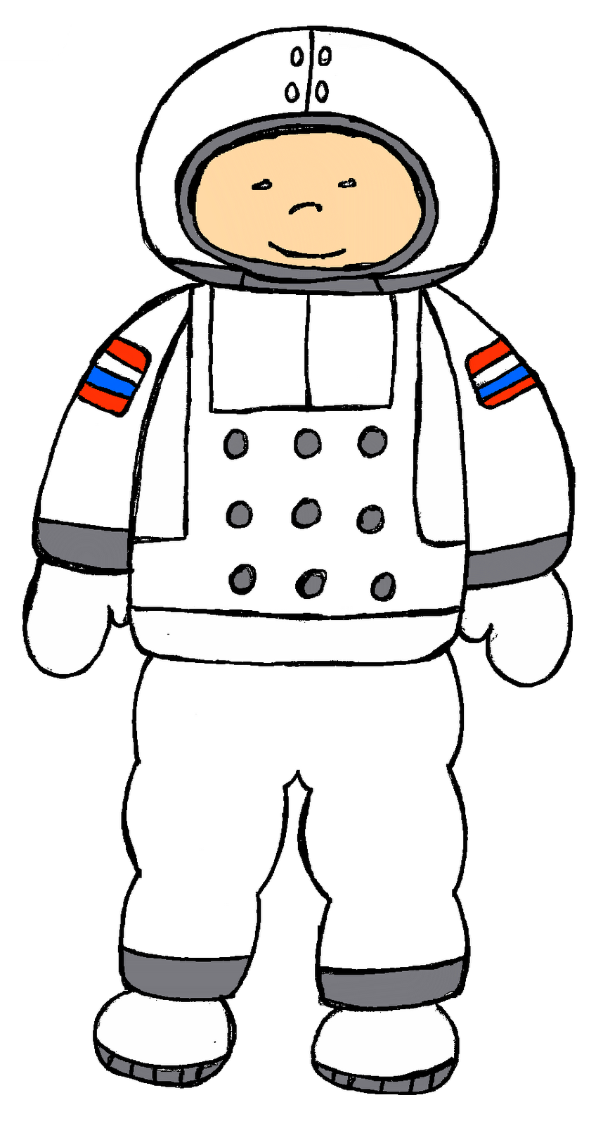 Clip Art by Carrie Teaching First: Space Doodles and FREEBIE Astronaut