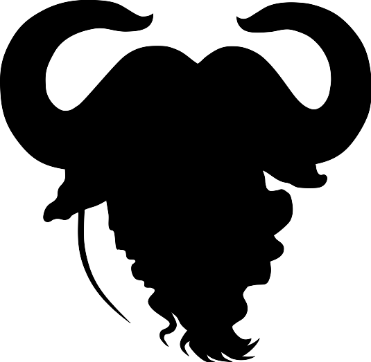 Heckert GNU white.svg - OLPC