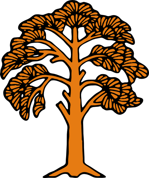 Silhouette Of A Tree clip art - vector clip art online, royalty ...