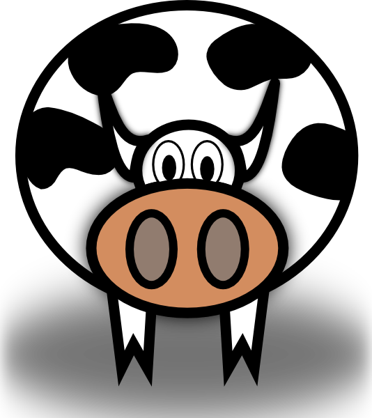 Cow clip art - vector clip art online, royalty free & public domain