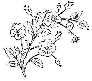 Free Vintage Images: Vintage Clip Art - Black and White Floral Images