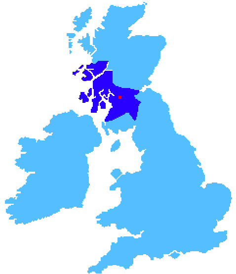 Area Covered - Glasgow & West of Scotland Family History Society