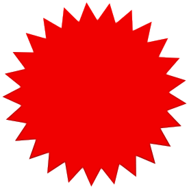 Red Burst Clipart