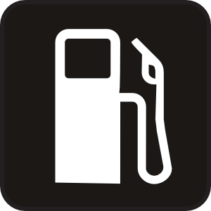 Cartoon gas station clipart