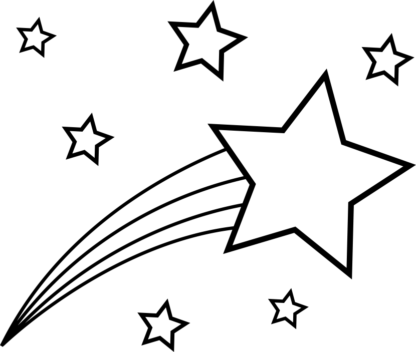 Star Outline Clip Art - Tumundografico