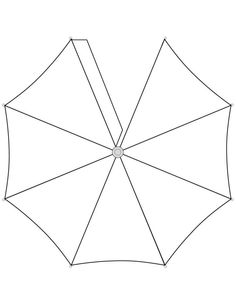 Best Photos of From Paper Umbrella Template - Umbrella Top ...