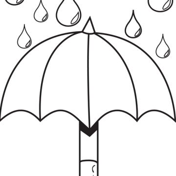 umbrella printable beach umbrella printable coloring pages for ...