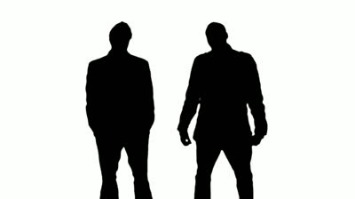Man Standing Silhouette
