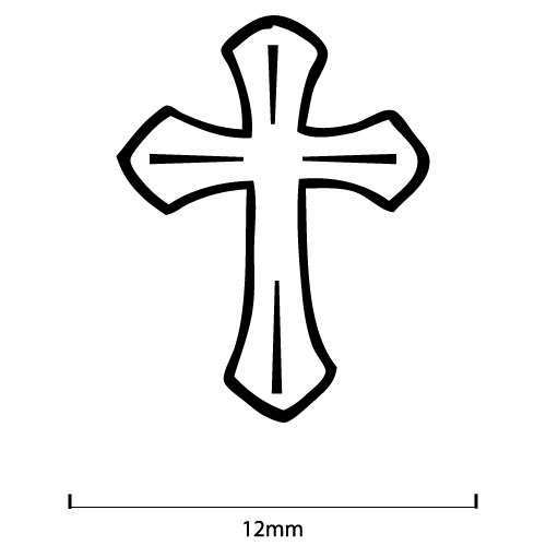 Large Gothic Cross | Metal Pressions Large Stamp Set