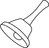 Bell Clip Art Black and White – Clipart Free Download