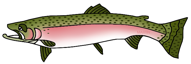 Free United States Clip Art by Phillip Martin, State Fish ...