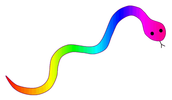 Cute snake clipart transparent