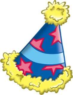 Birthday Hats Off - Scholastic Printables