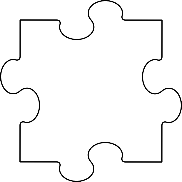 Puzzle Piece Template