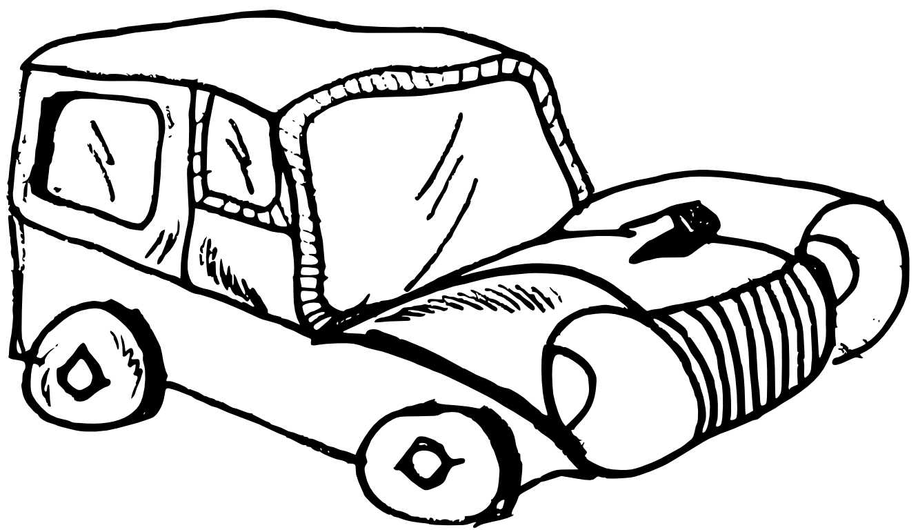 cartoon car SVG