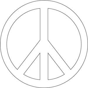 Printable Peace Sign Template - ClipArt Best