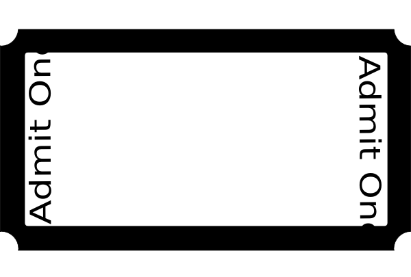 Admit One Ticket Template - ClipArt Best