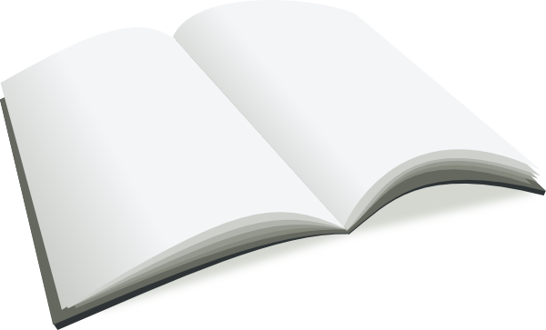 Blank Open Book Clip Art Vector Online Royalty Free