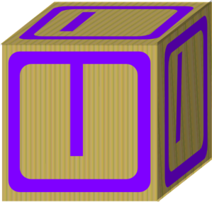 Letter Alphabet Block I clip art - vector clip art online, royalty ...
