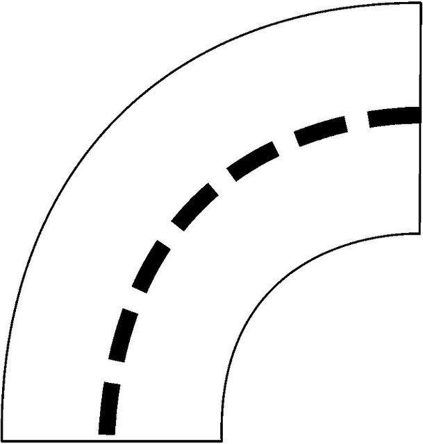 Free black and white clipart of road map